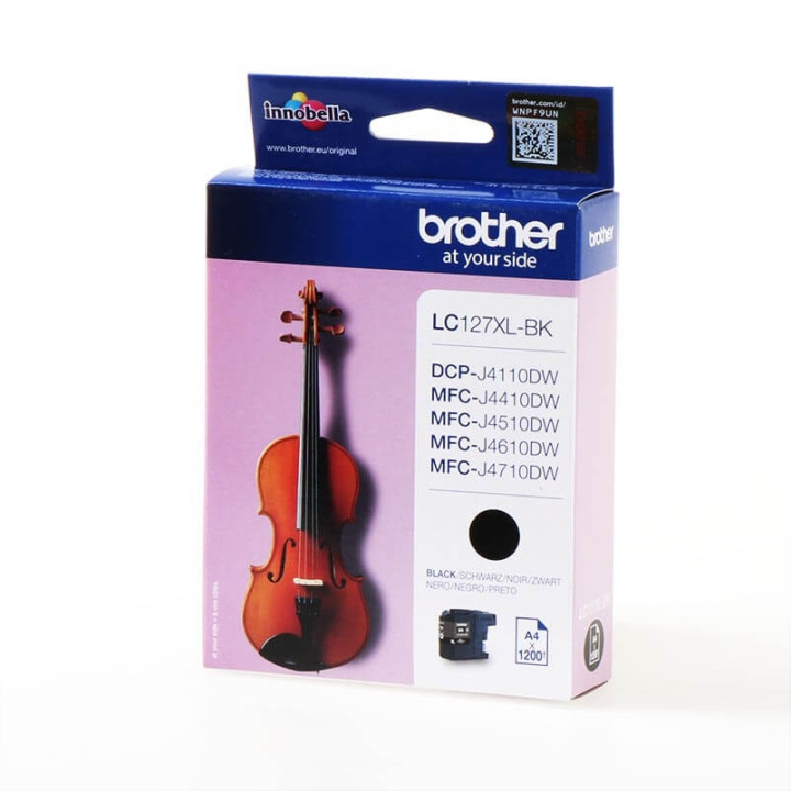 Brother Ink LC127XLBK LC-127XL Black in the group COMPUTERS & PERIPHERALS / Printers & Accessories / Ink & Toner / Toner / Brother at TP E-commerce Nordic AB (C26046)