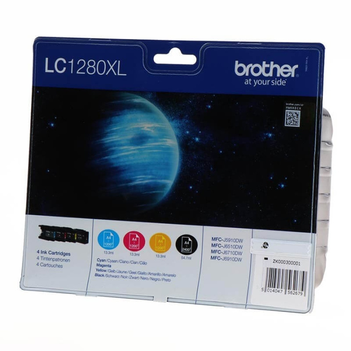 Brother Ink LC1280XLVALBPDR LC-1280XL Multipack in the group COMPUTERS & PERIPHERALS / Printers & Accessories / Ink & Toner / Toner / Brother at TP E-commerce Nordic AB (C26053)