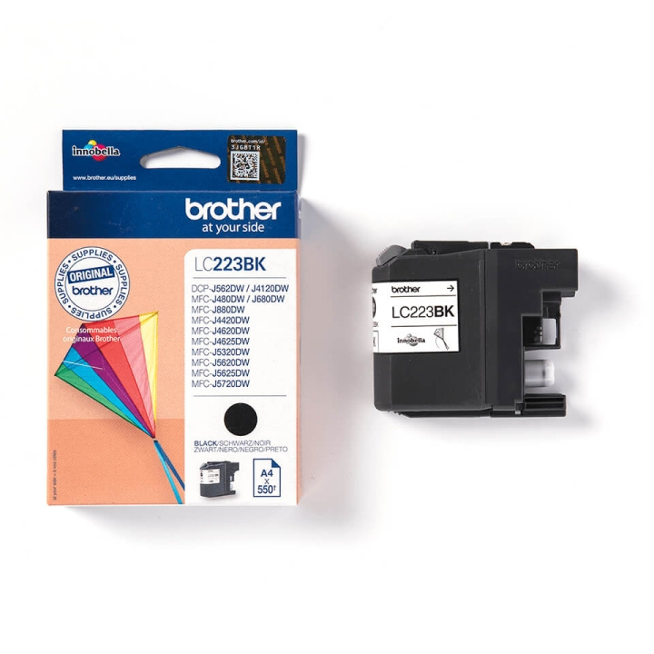 Brother Ink LC223BK LC-223 Black in the group COMPUTERS & PERIPHERALS / Printers & Accessories / Ink & Toner / Toner / Brother at TP E-commerce Nordic AB (C26066)