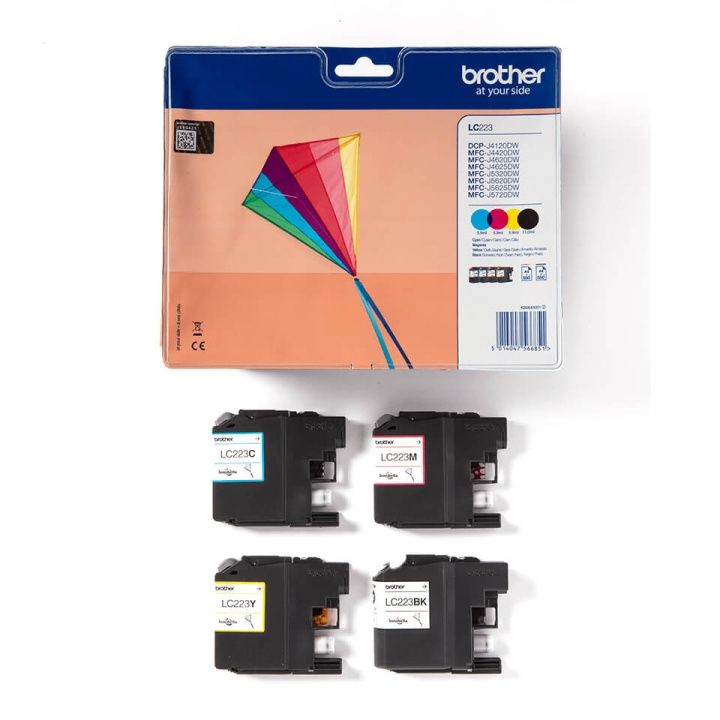 Brother Ink LC223VALBPDR LC-223 Multipack in the group COMPUTERS & PERIPHERALS / Printers & Accessories / Ink & Toner / Toner / Brother at TP E-commerce Nordic AB (C26069)