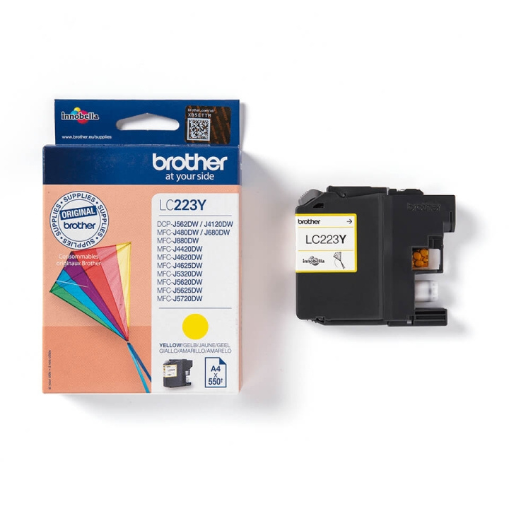 Brother Ink LC223Y LC-223 Yellow in the group COMPUTERS & PERIPHERALS / Printers & Accessories / Ink & Toner / Toner / Brother at TP E-commerce Nordic AB (C26070)