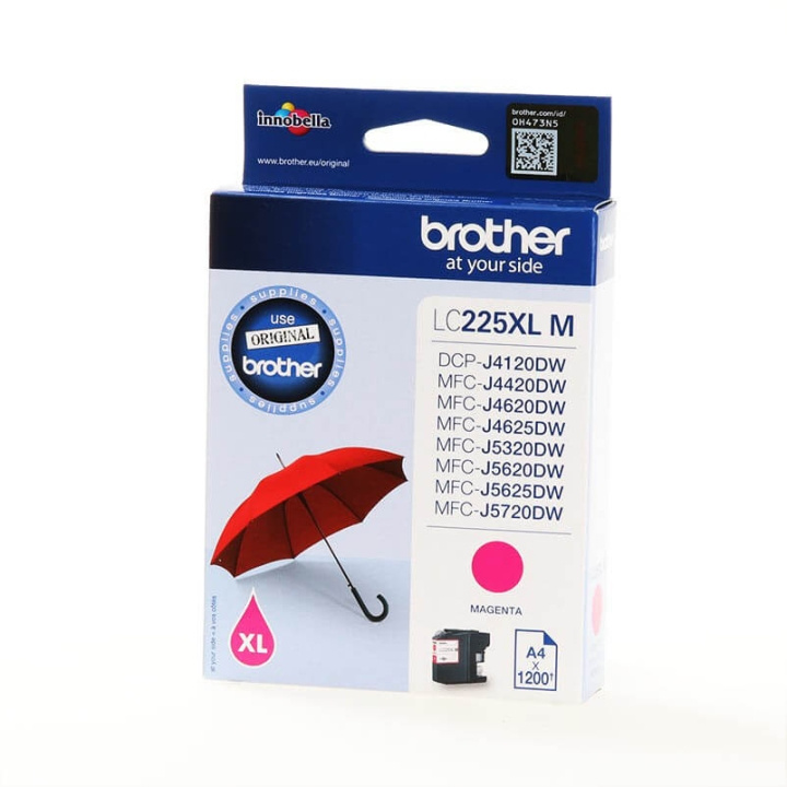 Brother Ink LC225XLM LC-225XL Magenta in the group COMPUTERS & PERIPHERALS / Printers & Accessories / Ink & Toner / Toner / Brother at TP E-commerce Nordic AB (C26072)
