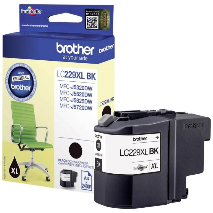 Brother Ink LC229XLBK LC-229XL Black in the group COMPUTERS & PERIPHERALS / Printers & Accessories / Ink & Toner / Toner / Brother at TP E-commerce Nordic AB (C26076)