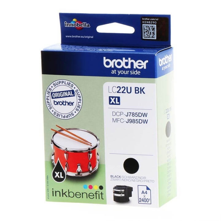 Brother Ink LC22UBK LC-22U Black in the group COMPUTERS & PERIPHERALS / Printers & Accessories / Ink & Toner / Toner / Brother at TP E-commerce Nordic AB (C26082)