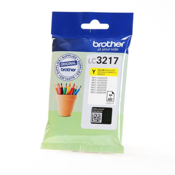 Brother Ink LC3217Y LC-3217 Yellow in the group COMPUTERS & PERIPHERALS / Printers & Accessories / Ink & Toner / Toner / Brother at TP E-commerce Nordic AB (C26099)