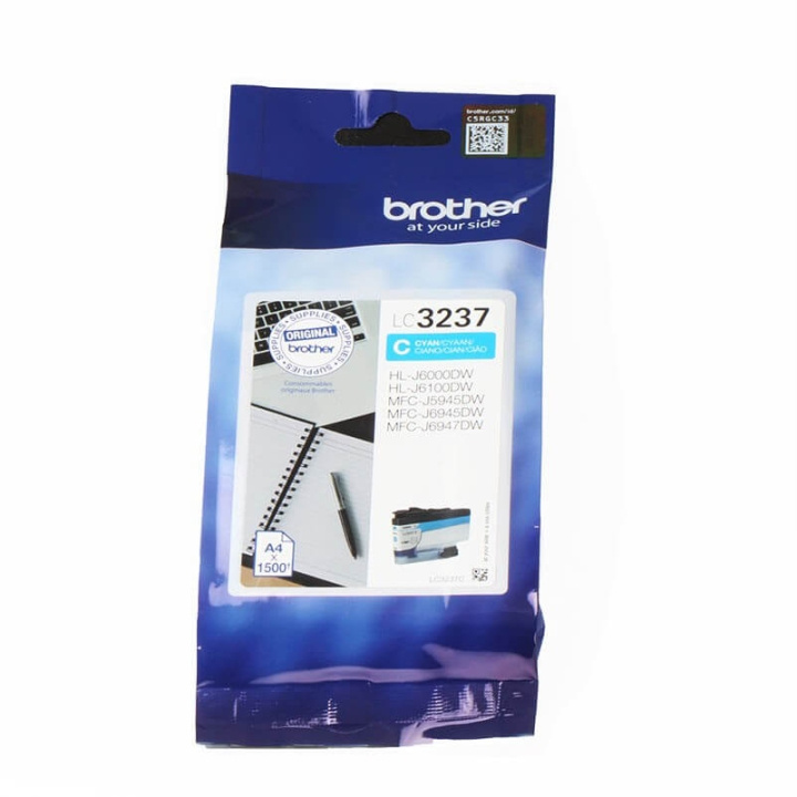 Brother Ink LC3237C LC-3237 Cyan in the group COMPUTERS & PERIPHERALS / Printers & Accessories / Ink & Toner / Toner / Brother at TP E-commerce Nordic AB (C26110)