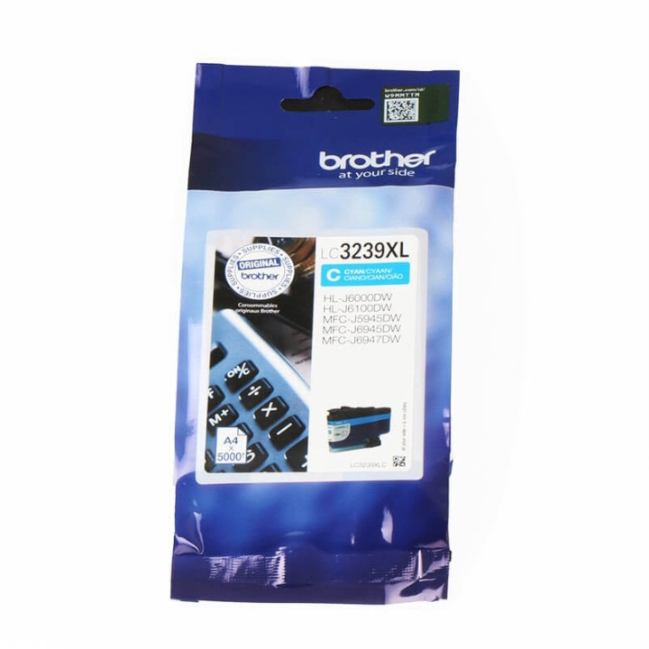 Brother Ink LC3239XLC LC-3239XL Cyan in the group COMPUTERS & PERIPHERALS / Printers & Accessories / Ink & Toner / Toner / Brother at TP E-commerce Nordic AB (C26114)