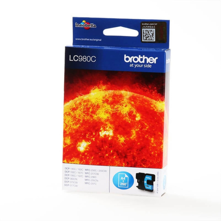 Brother Ink LC980C LC-980 Cyan in the group COMPUTERS & PERIPHERALS / Printers & Accessories / Ink & Toner / Toner / Brother at TP E-commerce Nordic AB (C26136)
