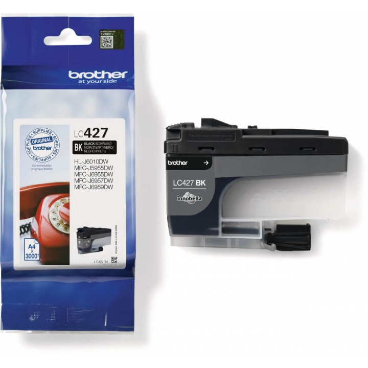 Brother Ink LC427BK LC-427 Black in the group COMPUTERS & PERIPHERALS / Printers & Accessories / Ink & Toner / Toner / Brother at TP E-commerce Nordic AB (C26158)