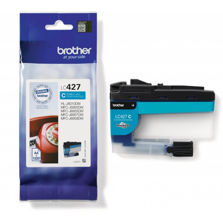 Brother Ink LC427C LC-427 Cyan in the group COMPUTERS & PERIPHERALS / Printers & Accessories / Ink & Toner / Ink cartridges / Brother at TP E-commerce Nordic AB (C26159)