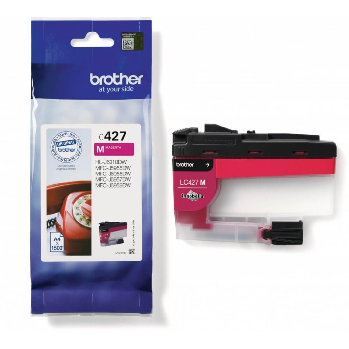 Brother Ink LC427M LC-427 Magenta in the group COMPUTERS & PERIPHERALS / Printers & Accessories / Ink & Toner / Toner / Brother at TP E-commerce Nordic AB (C26160)
