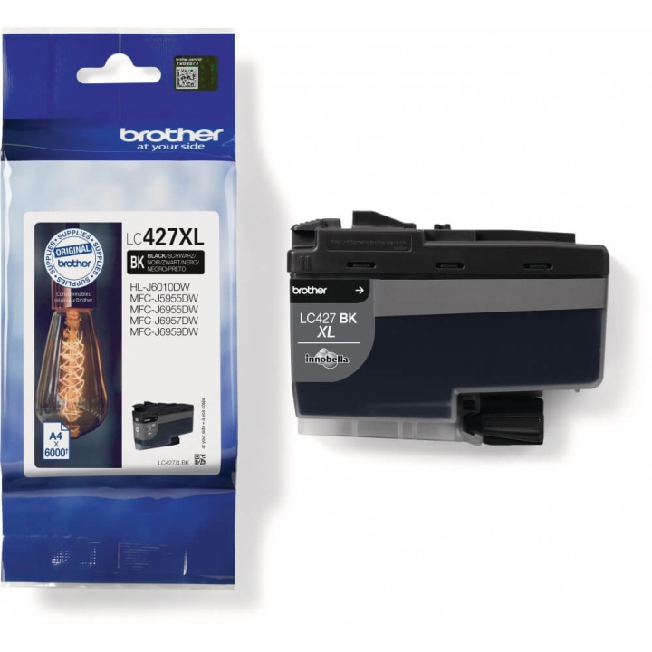 Brother Ink LC427XLBK LC-427 Black High Capacity in the group COMPUTERS & PERIPHERALS / Printers & Accessories / Ink & Toner / Toner / Brother at TP E-commerce Nordic AB (C26161)