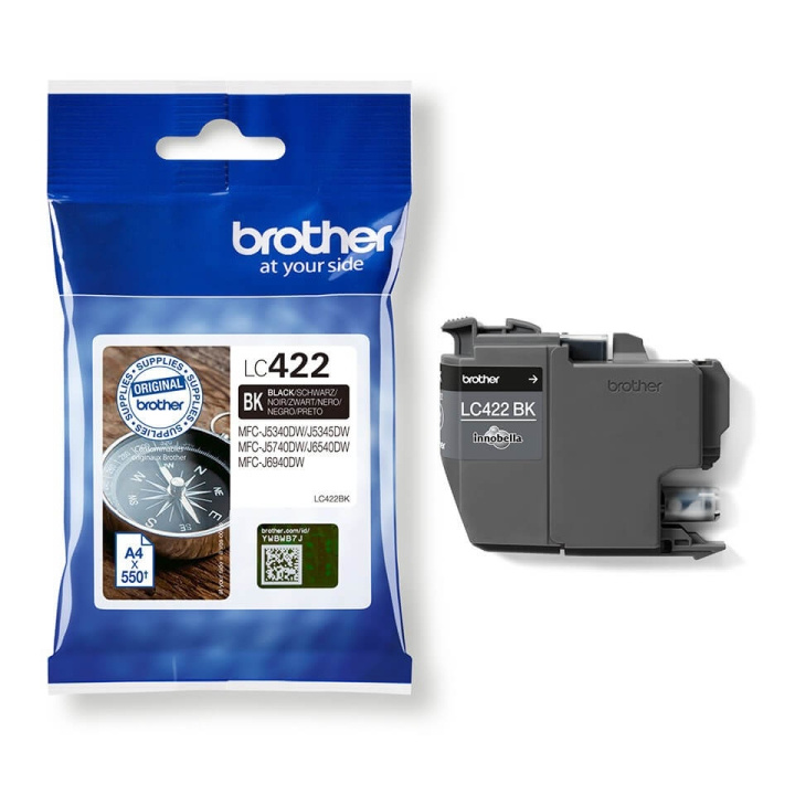 Brother Ink LC422BK LC-422 Black in the group COMPUTERS & PERIPHERALS / Printers & Accessories / Ink & Toner / Toner / Brother at TP E-commerce Nordic AB (C26169)