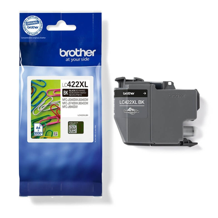 Brother Ink LC422XLBK LC-422 Black in the group COMPUTERS & PERIPHERALS / Printers & Accessories / Ink & Toner / Toner / Brother at TP E-commerce Nordic AB (C26173)