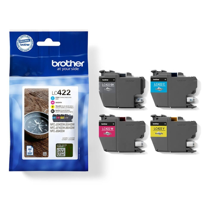 Brother Ink LC422VAL LC-422 Multipack in the group COMPUTERS & PERIPHERALS / Printers & Accessories / Ink & Toner / Toner / Brother at TP E-commerce Nordic AB (C26174)
