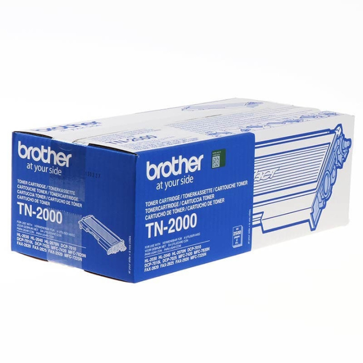 Brother Toner TN2000 TN-2000 Black in the group COMPUTERS & PERIPHERALS / Printers & Accessories / Ink & Toner / Ink cartridges / Brother at TP E-commerce Nordic AB (C26178)