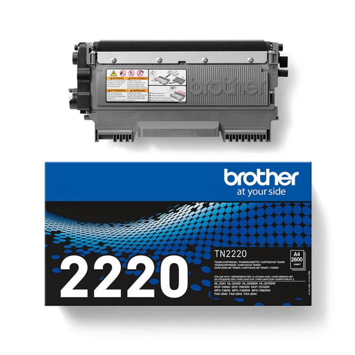 Brother Toner TN2220 TN-2220 Black in the group COMPUTERS & PERIPHERALS / Printers & Accessories / Ink & Toner / Ink cartridges / Brother at TP E-commerce Nordic AB (C26184)
