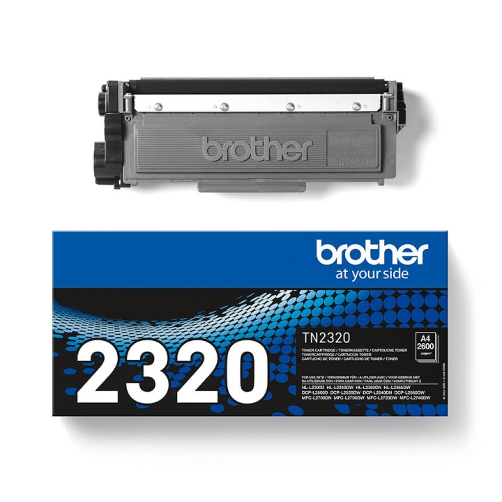 Brother Toner TN2320 TN-2320 Black in the group COMPUTERS & PERIPHERALS / Printers & Accessories / Ink & Toner / Toner / Brother at TP E-commerce Nordic AB (C26190)