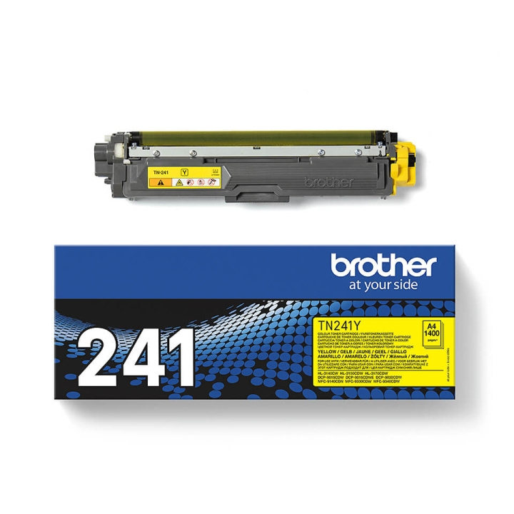 Brother Toner TN241Y TN-241 Yellow in the group COMPUTERS & PERIPHERALS / Printers & Accessories / Ink & Toner / Toner / Brother at TP E-commerce Nordic AB (C26195)