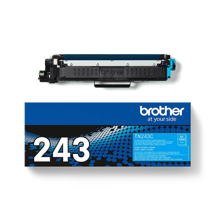 Brother Toner TN243C TN-243 Cyan in the group COMPUTERS & PERIPHERALS / Printers & Accessories / Ink & Toner / Toner / Brother at TP E-commerce Nordic AB (C26202)