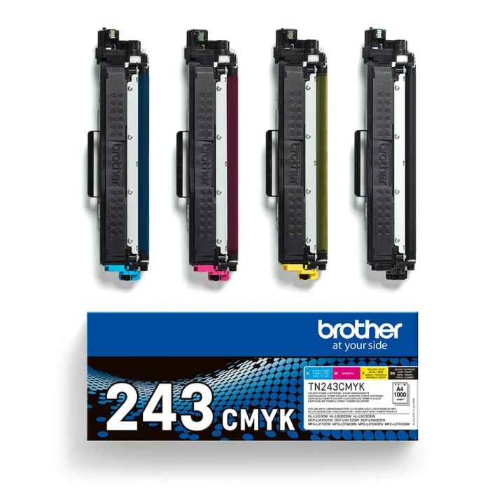 Brother Toner TN243CMYK TN-243 Multipack in the group COMPUTERS & PERIPHERALS / Printers & Accessories / Ink & Toner / Toner / Brother at TP E-commerce Nordic AB (C26203)