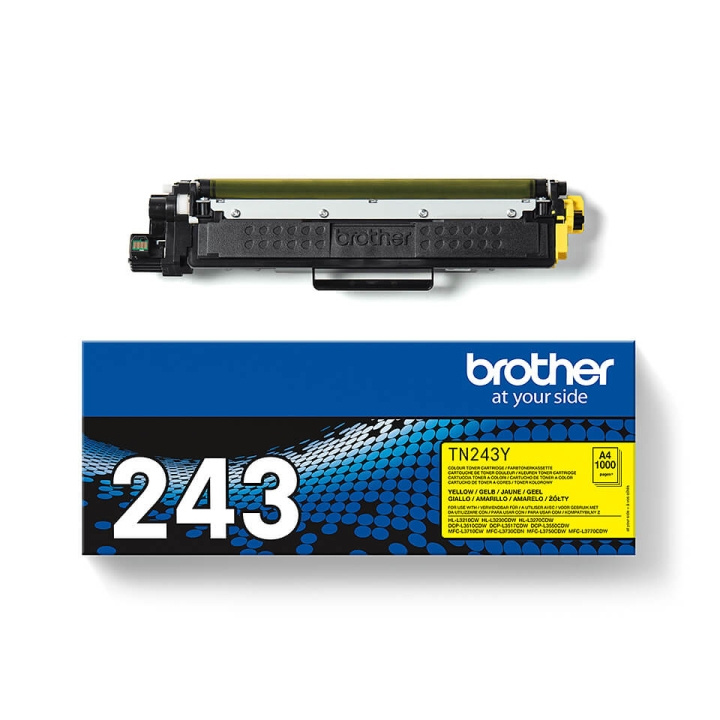 Brother Toner TN243Y TN-243 Yellow in the group COMPUTERS & PERIPHERALS / Printers & Accessories / Ink & Toner / Toner / Brother at TP E-commerce Nordic AB (C26205)