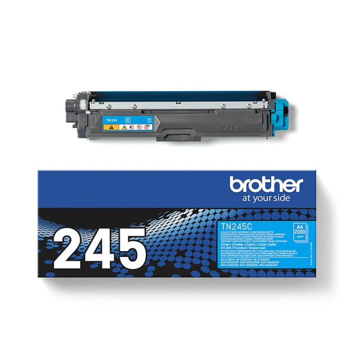 Brother Toner TN245C TN-245 Cyan in the group COMPUTERS & PERIPHERALS / Printers & Accessories / Ink & Toner / Toner / Brother at TP E-commerce Nordic AB (C26206)