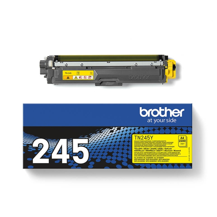 Brother Toner TN245Y TN-245 Yellow in the group COMPUTERS & PERIPHERALS / Printers & Accessories / Ink & Toner / Toner / Brother at TP E-commerce Nordic AB (C26208)