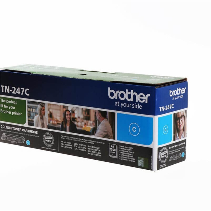 Brother Toner TN247C TN-247 Cyan in the group COMPUTERS & PERIPHERALS / Printers & Accessories / Ink & Toner / Drums / Brother at TP E-commerce Nordic AB (C26213)