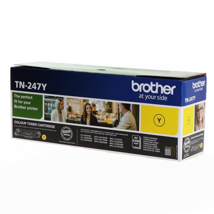 Brother Toner TN247Y TN-247 Yellow in the group COMPUTERS & PERIPHERALS / Printers & Accessories / Ink & Toner / Toner / Brother at TP E-commerce Nordic AB (C26215)