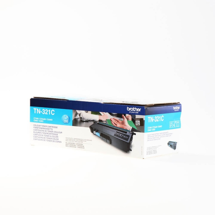 Brother Toner TN321C TN-321 Cyan in the group COMPUTERS & PERIPHERALS / Printers & Accessories / Ink & Toner / Toner / Brother at TP E-commerce Nordic AB (C26224)