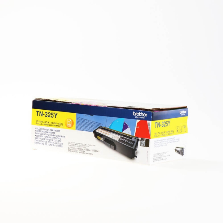 Brother Toner TN325Y TN-325 Yellow in the group COMPUTERS & PERIPHERALS / Printers & Accessories / Ink & Toner / Toner / Brother at TP E-commerce Nordic AB (C26231)
