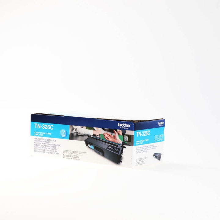Brother Toner TN326C TN-326 Cyan in the group COMPUTERS & PERIPHERALS / Printers & Accessories / Ink & Toner / Toner / Brother at TP E-commerce Nordic AB (C26233)