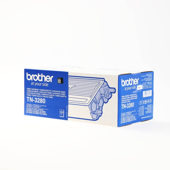 Brother Toner TN3280 TN-3280 Black in the group COMPUTERS & PERIPHERALS / Printers & Accessories / Ink & Toner / Toner / Brother at TP E-commerce Nordic AB (C26236)