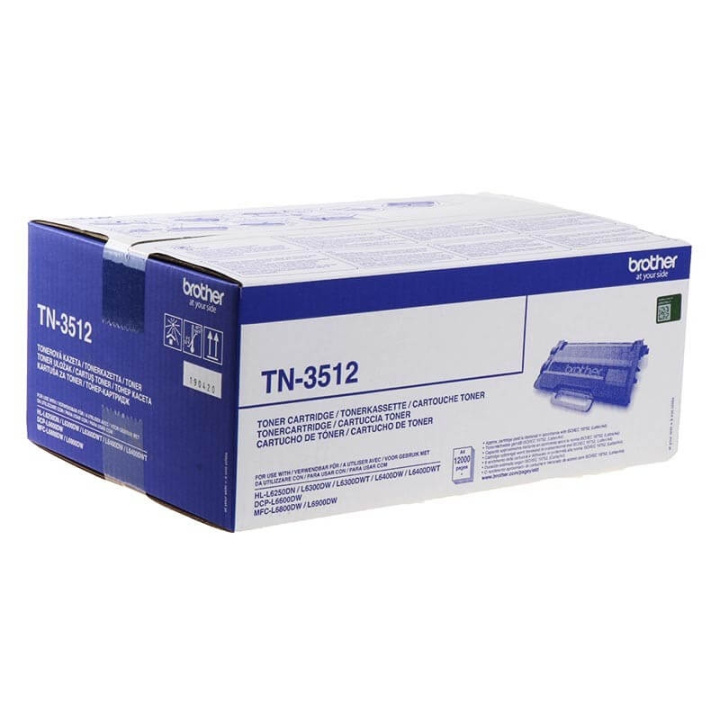 Brother Toner TN3512 TN-3512 Black in the group COMPUTERS & PERIPHERALS / Printers & Accessories / Ink & Toner / Toner / Brother at TP E-commerce Nordic AB (C26250)