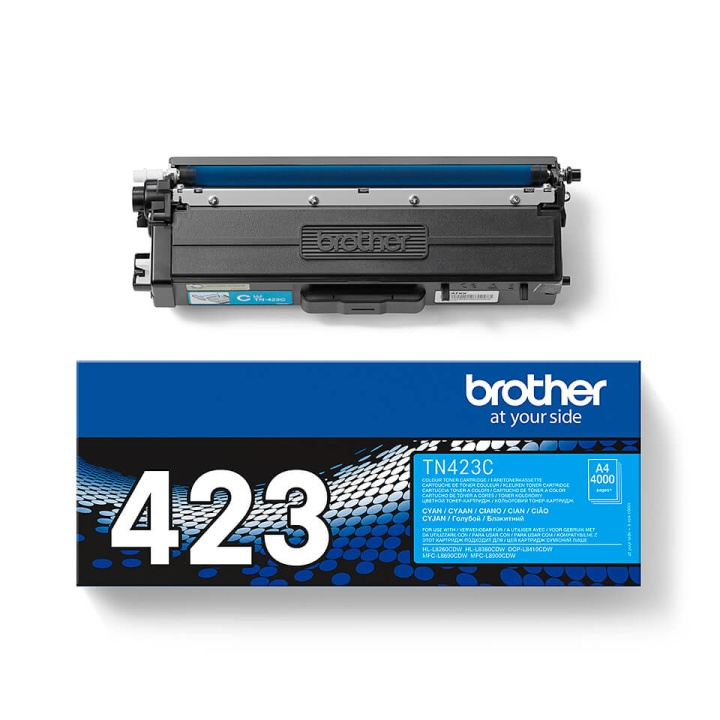 Brother Toner TN423C TN-423 Cyan in the group COMPUTERS & PERIPHERALS / Printers & Accessories / Ink & Toner / Toner / Brother at TP E-commerce Nordic AB (C26257)