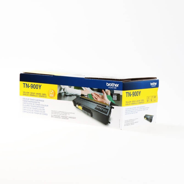 Brother Toner TN900Y TN-900 Yellow in the group COMPUTERS & PERIPHERALS / Printers & Accessories / Ink & Toner / Ink cartridges / Brother at TP E-commerce Nordic AB (C26269)