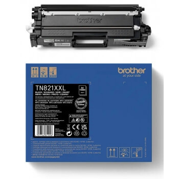 Brother Toner TN821XXLBK TN-821XXL Black in the group COMPUTERS & PERIPHERALS / Printers & Accessories / Ink & Toner / Ink cartridges / Brother at TP E-commerce Nordic AB (C26285)