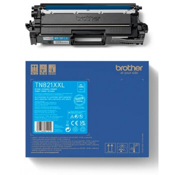 Brother Toner TN821XXLC TN-821XXL Cyan in the group COMPUTERS & PERIPHERALS / Printers & Accessories / Ink & Toner / Ink cartridges / Brother at TP E-commerce Nordic AB (C26286)