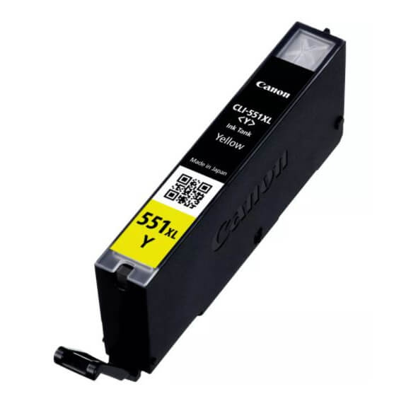 Canon Ink 6446B001 CLI-551XL Yellow in the group COMPUTERS & PERIPHERALS / Printers & Accessories / Ink & Toner / Toner / Canon at TP E-commerce Nordic AB (C26310)