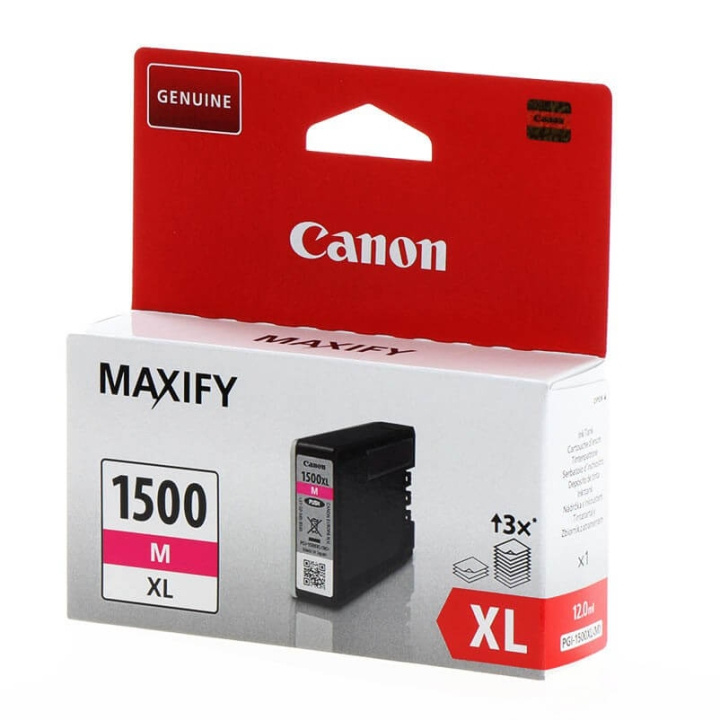 Canon Ink 9194B001 PGI-1500XL Magenta in the group COMPUTERS & PERIPHERALS / Printers & Accessories / Ink & Toner / Toner / Canon at TP E-commerce Nordic AB (C26340)