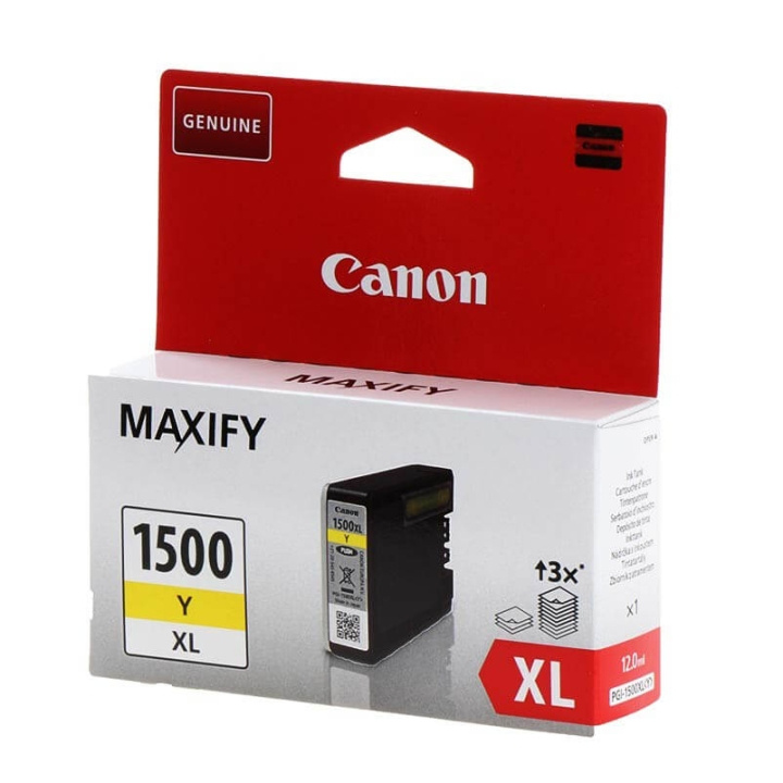 Canon Ink 9195B001 PGI-1500XL Yellow in the group COMPUTERS & PERIPHERALS / Printers & Accessories / Ink & Toner / Toner / Canon at TP E-commerce Nordic AB (C26341)