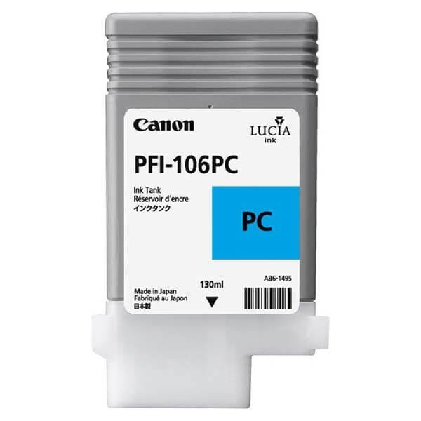 Canon Ink 6625B001 PFI-106 Photo Cyan in the group COMPUTERS & PERIPHERALS / Printers & Accessories / Ink & Toner / Toner / Canon at TP E-commerce Nordic AB (C26383)