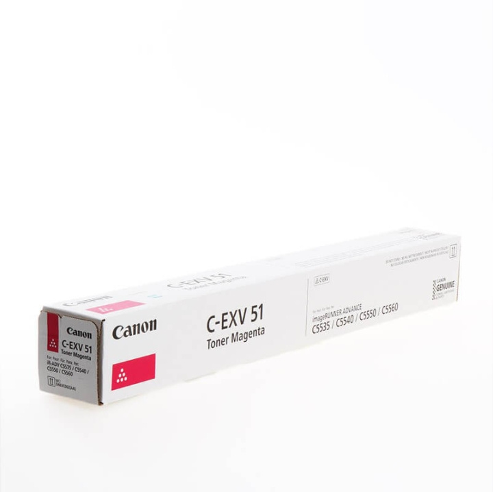 Canon Toner 0483C002 C-EXV 51 Magenta in the group COMPUTERS & PERIPHERALS / Printers & Accessories / Ink & Toner / Toner / Canon at TP E-commerce Nordic AB (C26399)