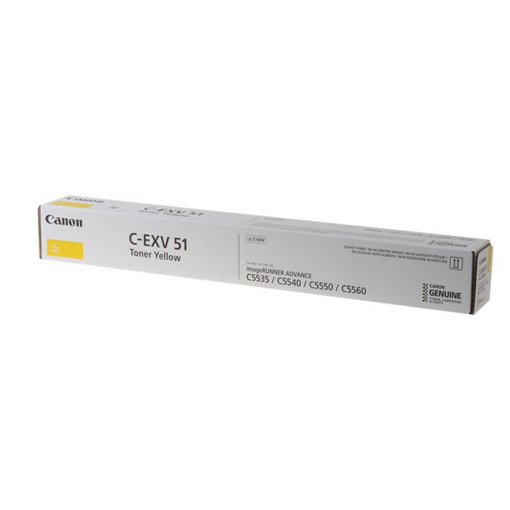 Canon Toner 0484C002 C-EXV 51 Yellow in the group COMPUTERS & PERIPHERALS / Printers & Accessories / Ink & Toner / Toner / Canon at TP E-commerce Nordic AB (C26400)