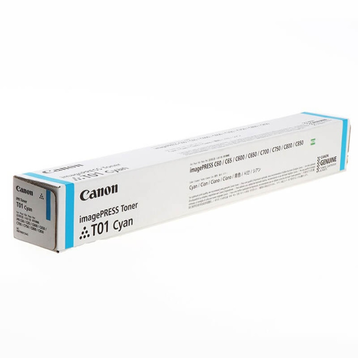 Canon Toner 8067B001 T01 Cyan in the group COMPUTERS & PERIPHERALS / Printers & Accessories / Ink & Toner / Toner / Canon at TP E-commerce Nordic AB (C26428)