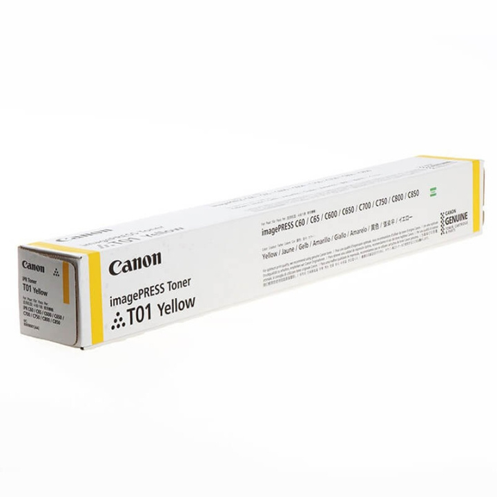 Canon Toner 8069B001 T01 Yellow in the group COMPUTERS & PERIPHERALS / Printers & Accessories / Ink & Toner / Toner / Canon at TP E-commerce Nordic AB (C26430)