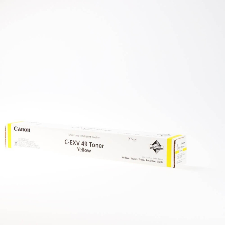 Canon Toner 8527B002 C-EXV 49 Yellow in the group COMPUTERS & PERIPHERALS / Printers & Accessories / Ink & Toner / Toner / Canon at TP E-commerce Nordic AB (C26438)