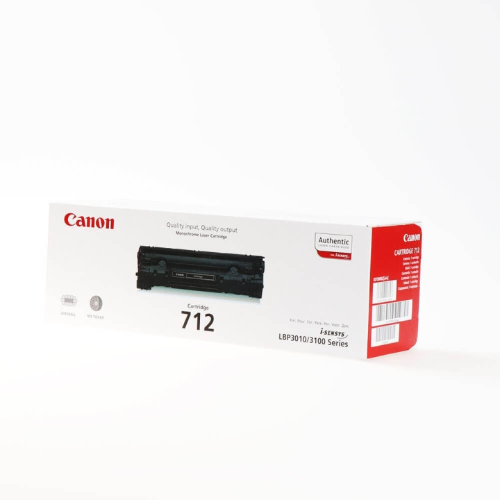 Canon Toner 1870B002 712 Black in the group COMPUTERS & PERIPHERALS / Printers & Accessories / Ink & Toner / Toner / Canon at TP E-commerce Nordic AB (C26490)