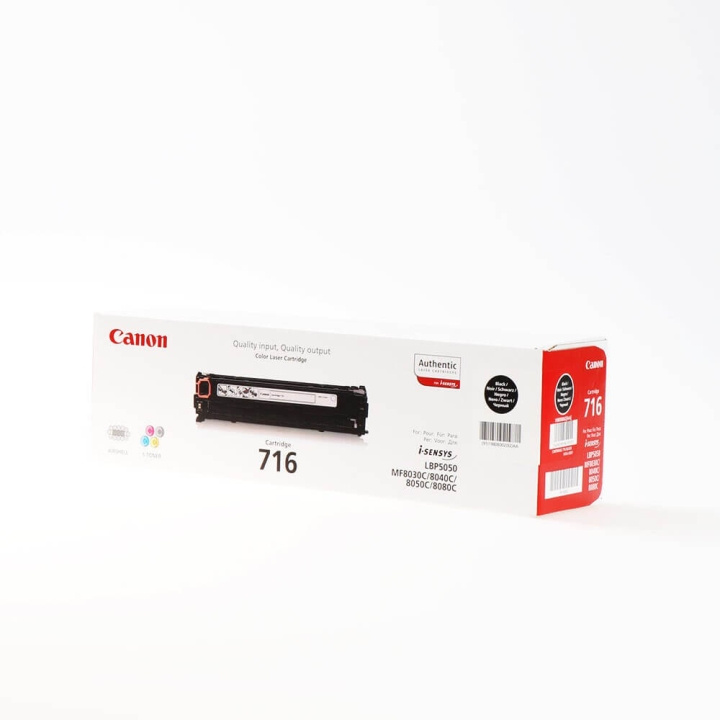 Canon Toner 1980B002 716 Black in the group COMPUTERS & PERIPHERALS / Printers & Accessories / Ink & Toner / Toner / Canon at TP E-commerce Nordic AB (C26494)